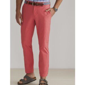 Vineyard Vines On-The-Go Pants Jetty Red Men’s 30x32 Chino